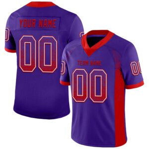 Purple Red White Mesh Drift Fashion Football&hellip;
