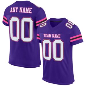 Purple White Black Pink Mesh Authentic Football&hellip;