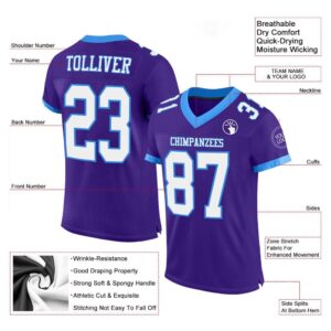 Purple White Electric Blue Mesh Authentic Football Jersey Personalized Football Jersey Football Team Jersey Football Outfits 2 wtt7ip.jpg