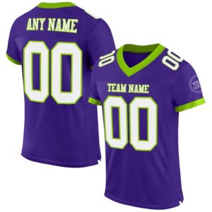 Purple White Neon Green Mesh Authentic Football&hellip;