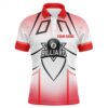 Red 8 Bal Pool Billiard Polo Polo Shirts, Best Team League Billiard Shirts, Personalized Billiard Polo Shirt Red 8 Bal Pool Billiard Polo Polo Shirts, Best Team League Billiard Shirts, Personalized Billiard Polo Shirt