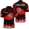 Red 8 Ball Fire Billiard Balls Jersey Shirts Custom Team League Billiard Jersey, Personalized Billiard Team Jersey Shirt Red 8 Ball Fire Billiard Balls Jersey Shirts Custom Team League Billiard Jersey, Personalized Billiard Team Jersey Shirt
