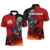 Red Billiard Balls Smoke Polo Shirts Custom Team Name Billiard Polo For Player, Personalized Billiard Polo Shirt Red Billiard Balls Smoke Polo Shirts Custom Team Name Billiard Polo For Player, Personalized Billiard Polo Shirt