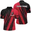 Red Black 3D 8 Ball Pool Jersey Shirts, Custom Billiard 8 Ball Pool Team Shirts, Personalized Billiard Team Jersey Shirt Red Black 3D 8 Ball Pool Jersey Shirts, Custom Billiard 8 Ball Pool Team Shirts, Personalized Billiard Team Jersey Shirt