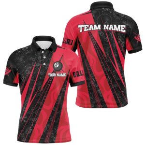 Red Billiard Tournat Sport Shirts, Best Billiard&hellip;