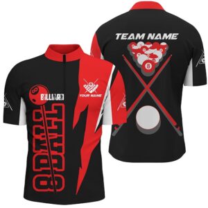 Red Black 8 Ball Pool Jersey Shirts,&hellip;