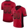 Red Black Orange Mesh Drift Fashion Football Jersey, Personalized Football Jersey, Football Team Jersey, Football Outfits