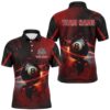 Red Glass Break 8 Ball Billiard 3D Polo Shirts, Personalized Billiard Polo Shirt Red Glass Break 8 Ball Billiard 3D Polo Shirts, Personalized Billiard Polo Shirt