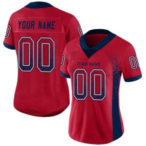 Red Navy White Mesh Drift Fashion Football&hellip;