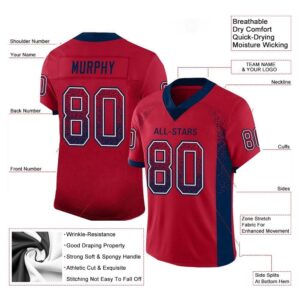 Red Navy White Mesh Drift Fashion Football Jersey Personalized Football Jersey Football Team Jersey Football Outfits 3 szwkda.jpg