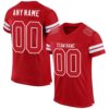 Red Royal White Mesh Authentic Football Jersey, Personalized Football Jersey, Football Team Jersey, Football Outfits