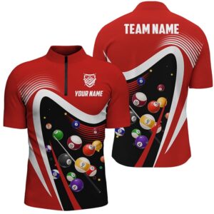 Red Sport Billiard Balls 3D Jersey Shirts,&hellip;