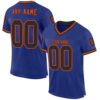 Royal Bay Orange Mesh Authentic Football Jersey, Personalized Football Jersey, Football Team Jersey, Football Outfits