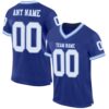 Royal White Mesh Authentic Football Jersey, Personalized Football Jersey, Football Team Jersey, Football Outfits