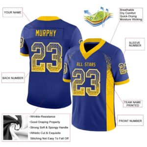 Royal Yellow White Mesh Drift Fashion Football Jersey Personalized Football Jersey Football Team Jersey Football Outfits 3 etvmou.jpg