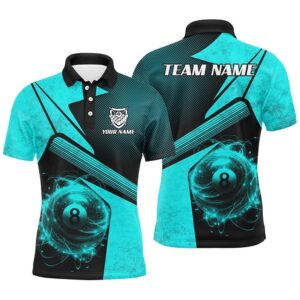Sport Blue 8 Ball Billiard 3D Polo&hellip;