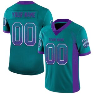 Teal Purple White Mesh Drift Fashion Football&hellip;