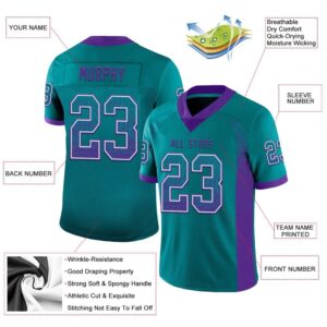 Teal Purple White Mesh Drift Fashion Football Jersey Personalized Football Jersey Football Team Jersey Football Outfits 3 mehy1a.jpg