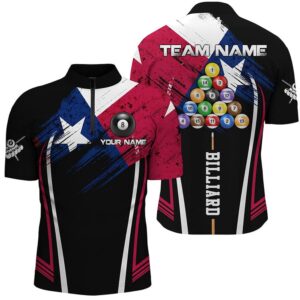 Texas Billiard Jerseys Jersey Shirts Custom Patriotic&hellip;