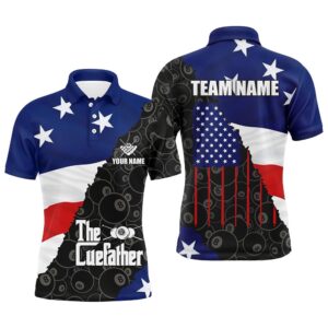The Cue Father US Flag Patriotic Billiard&hellip;