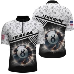 Thunder Lighting 8 Ball Billiard 3D Jersey&hellip;