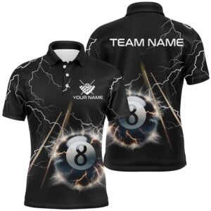 Thunder Lighting Black 8 Ball Billiard 3D&hellip;