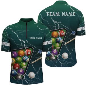 Thunder Lightning Green Version Billiard Balls Shirts,&hellip;