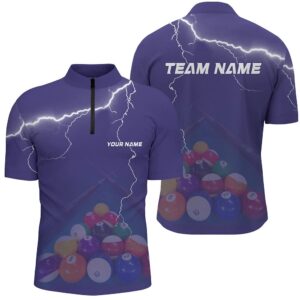 Thunder Purple Billiards Shirts Billiards Team Shirts&hellip;