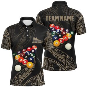 Tribal Pattern Custom Player Billiards Pool Polo,&hellip;
