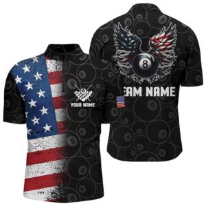US Flag 8 Ball Billiard 3D Jersey&hellip;