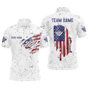 US Flag 8 Ball Billiard White Grunge&hellip;