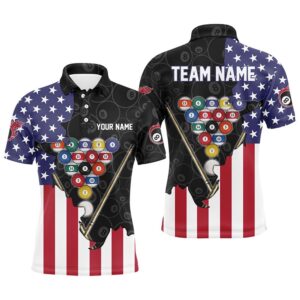 US Flag 8 Ball Pattern Billiard Black&hellip;