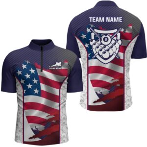 US Flag 8 Ball Pattern Billiards 3D&hellip;