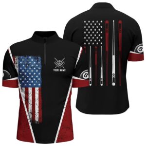 US Flag 8 Ball Pool Jersey Shirts,&hellip;
