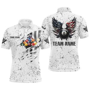 US Flag Billiard Balls 3D Polo Shirts,&hellip;