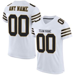 White Black Old Gold Mesh Authentic Football&hellip;