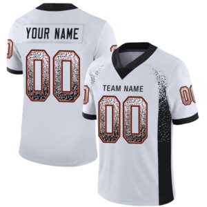 White Black Orange Mesh Drift Fashion Football&hellip;