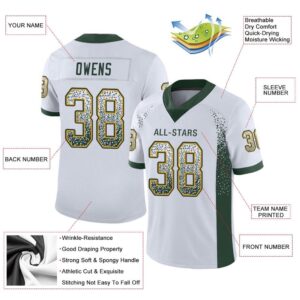 White Green Gold Mesh Drift Fashion Football Jersey Personalized Football Jersey Football Team Jersey Football Outfits 3 bkhdry.jpg