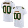 White Green Gold Mesh Drift Fashion Football Jersey, Personalized Football Jersey, Football Team Jersey, Football Outfits