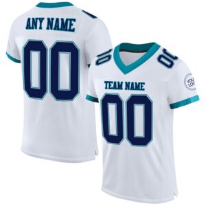 White Navy Gray Teal Mesh Authentic Football&hellip;