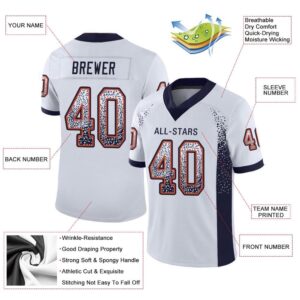 White Navy Orange Mesh Drift Fashion Football Jersey Personalized Football Jersey Football Team Jersey Football Outfits 3 ek6xny.jpg