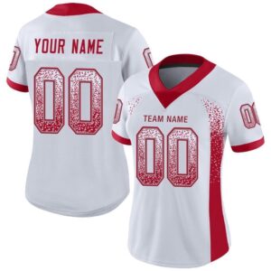White Red Gray Mesh Drift Fashion Football&hellip;