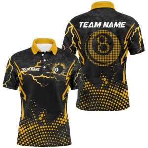 Yellow 8 Ball Point Billiard Polo Shirts&hellip;