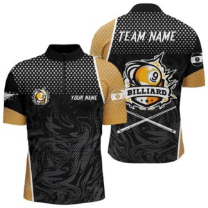 Yellow Black 9 Ball Pool Jersey Shirts,&hellip;