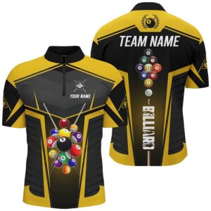 Yellow Jerseys Billiard Balls Custom Jersey &&hellip;