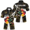 Yellow Polo Billiard Balls Custom Polo & Polo Shirts, 9 Ball Pool League Shirts, Personalized Billiard Polo Shirt