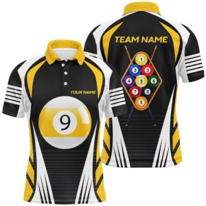 Yellow White 9 Ball Pool 3D Polo&hellip;