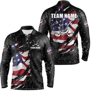 American Flag Black Grunge Pattern Golf Clubs Men s Golf Polo Shirts Custom Best Men s Golf Tops Golf Polo Shirt Golf Shirts 2 uxctzv.jpg
