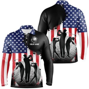 American Flag Men s Golf Polo Shirts Custom Patriotic Golf Outfits For Men Gifts For Golf Lovers Golf Polo Shirt Golf Shirts 2 xtzdxq.jpg
