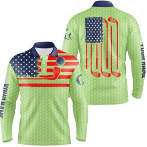 American Flag Patriotic Men Golf Polo Shirts Custom Name Green Golf Polo Shirt Men ss Golf Polo Shirt Golf Shirts 2 uxpl7u.jpg